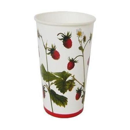 VASOS CON FRESAS