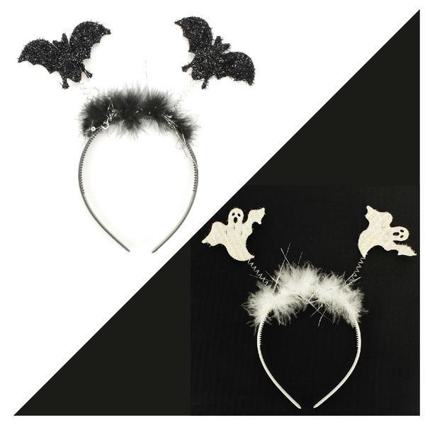 DIADEMA HALLOWEEN FANTASMAS MURCIÉLAGOS