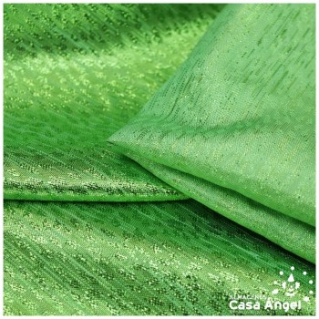 TELA TOPAZ PISTACHO TEXTURIZADA BRILLANTE 150cm