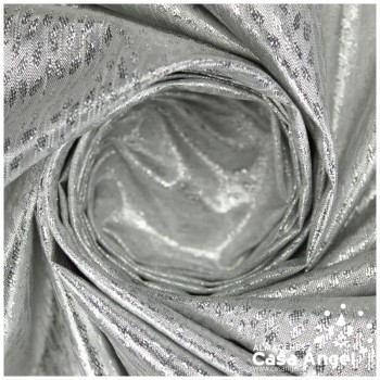 TELA TOPAZ PLATA TEXTURIZADA BRILLANTE 150cm