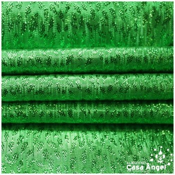 TELA TOPAZ VERDE TEXTURIZADA BRILLANTE 150cm