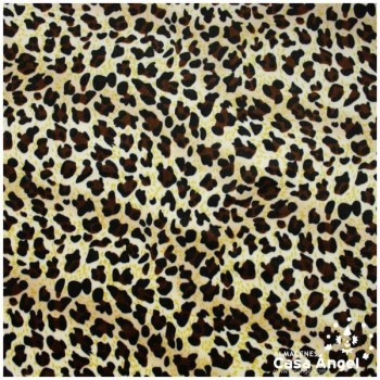 TERCIOPELO LYCRA ESTAMPADO LEOPARDO 160cm