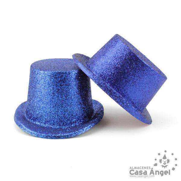 CHISTERA ESCARCHADA COLOR AZUL INFANTIL Y ADULTO