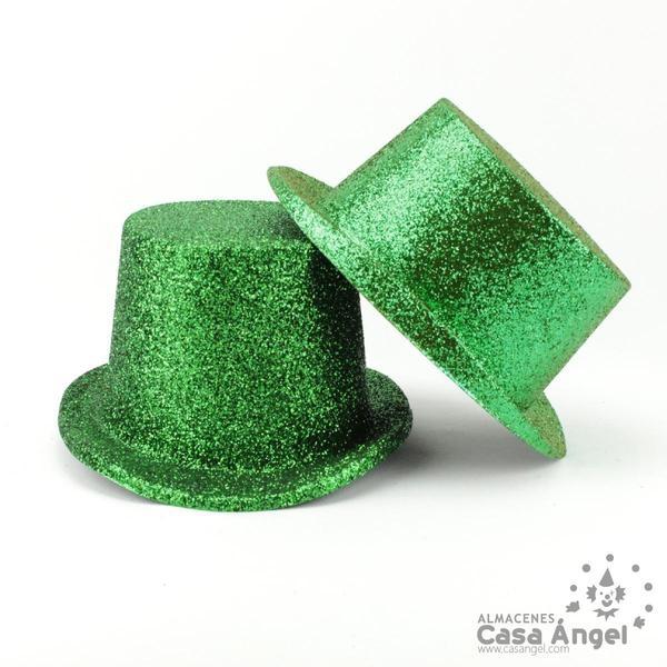 CHISTERA ESCARCHADA COLOR VERDE INFANTIL Y ADULTO