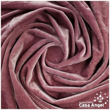 TERCIOPELO ELÁSTICO COLOR ROSA MAQUILLAJE 150cm