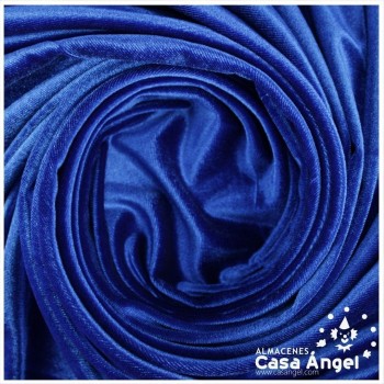 TERCIOPELO ELÁSTICO AZUL 150cm