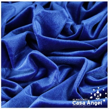 TERCIOPELO ELÁSTICO AZUL 150cm