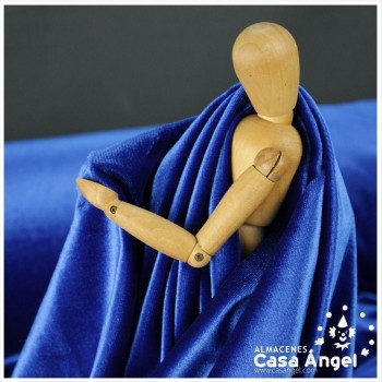 TERCIOPELO ELÁSTICO AZUL 150cm