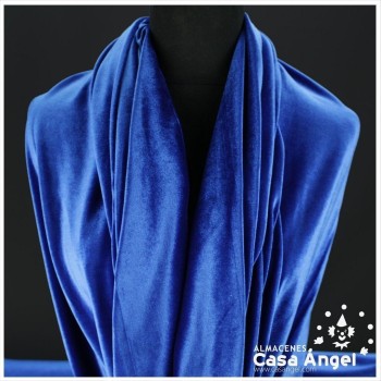 TERCIOPELO ELÁSTICO AZUL 150cm