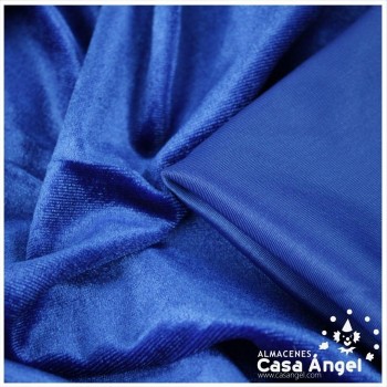 TERCIOPELO ELÁSTICO AZUL 150cm