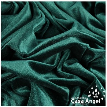 TERCIOPELO ELÁSTICO VERDE BOTELLA 150cm