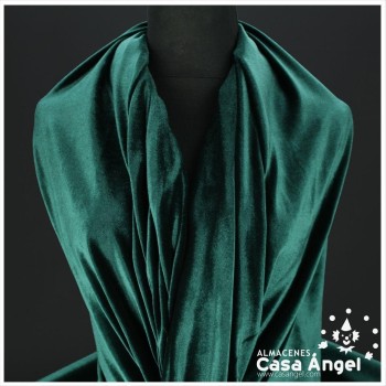 TERCIOPELO ELÁSTICO VERDE BOTELLA 150cm