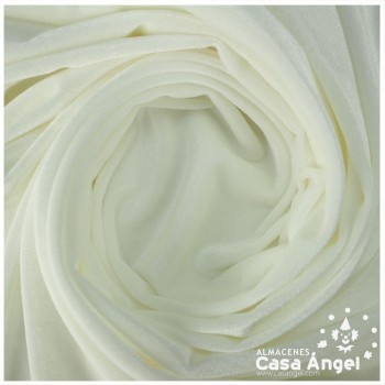TERCIOPELO ELÁSTICO BLANCO 150cm