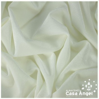 TERCIOPELO ELÁSTICO BLANCO 150cm