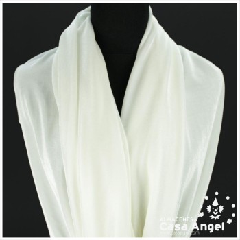 TERCIOPELO ELÁSTICO BLANCO 150cm