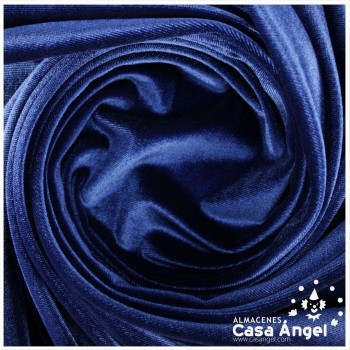 TERCIOPELO ELÁSTICO AZUL MARINO 150cm