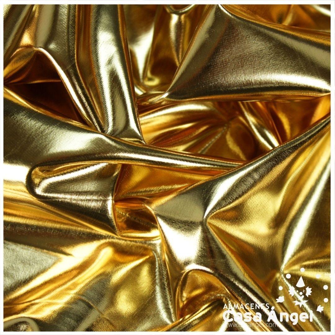 LYCRA DORADA FOIL EXTRABRILLO 150cm
