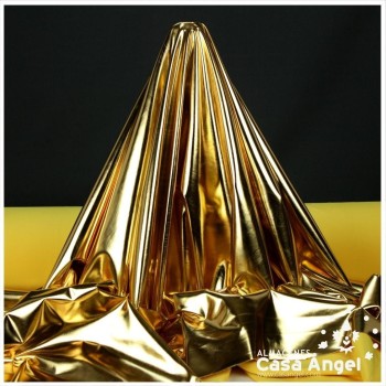 LYCRA DORADA FOIL EXTRABRILLO 150cm