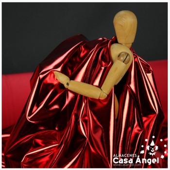 LYCRA ROJA FOIL EXTRABRILLO 150cm