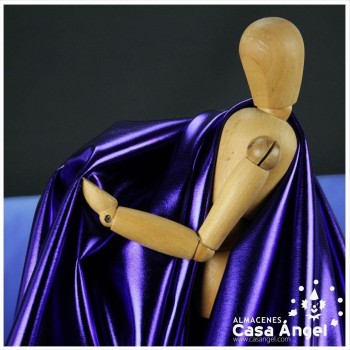 LYCRA MORADA FOIL EXTRABRILLO 150cm