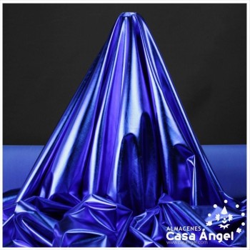 LYCRA AZULÓN FOIL EXTRABRILLO 150cm