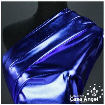 LYCRA AZULÓN FOIL EXTRABRILLO 150cm