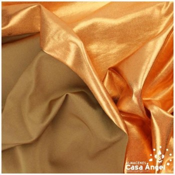 LYCRA NARANJA COBRE FOIL EXTRABRILLO 150cm
