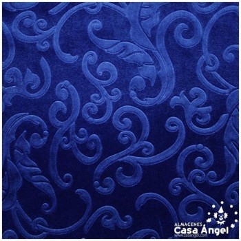 TERCIOPELO AZUL ELÁSTICO TERMOFORMADO RELIEVE 150cm