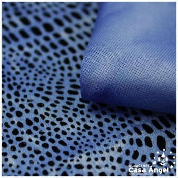 TEJIDO MARTELÉ ANIMAL PRINT AZUL SERIE ALIGÁTOR 150cm