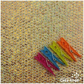 LYCRA ESTAMPADA CON FOIL ORO SERIE SIRENAS 150cm