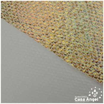 LYCRA ESTAMPADA CON FOIL ORO SERIE SIRENAS 150cm