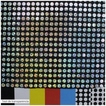 PUNTO LAMÉ NEGRO CON LENTEJUELAS HOLO DE 6mm SERIE ÓRBITAS 112cm