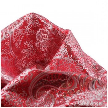 BROCADO JACQUARD CACHEMIR ROJO SERIE YESEIS 150cm