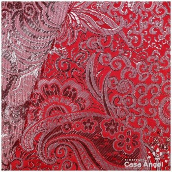 BROCADO JACQUARD CACHEMIR ROJO SERIE YESEIS 150cm