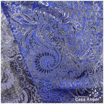 BROCADO JACQUARD CACHEMIR AZUL SERIE YESEIS 150cm
