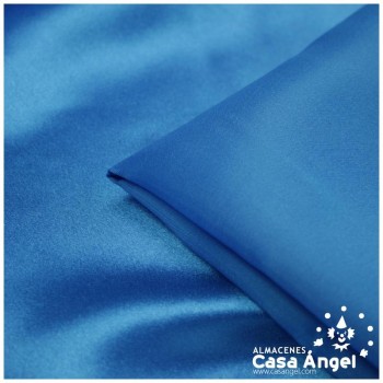 TELA DE RASO TURQUESA SATINADO DE POLIÉSTER 150cm