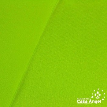TELA DE RASO AMARILLO FLÚOR SATINADO DE POLIÉSTER 150cm