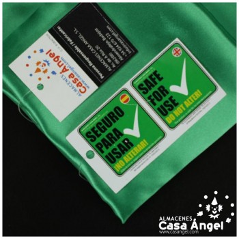 TELA DE RASO VERDE SATINADO DE POLIÉSTER 150cm