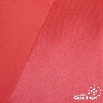 TELA DE RASO NARANJA FLÚOR SATINADO DE POLIÉSTER 150cm