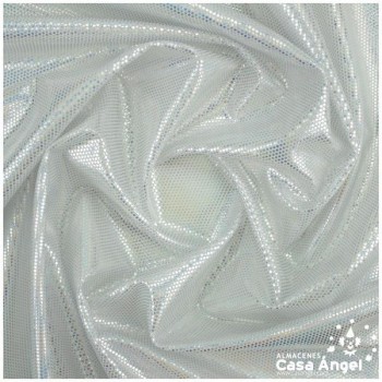 TUL PLATA CON BRILLOS MULTIPUNTO SERIE ONIROS 150cm
