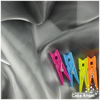 ORGANZA PLATA LISA BRILLANTE SERIE SUGAR 150cm
