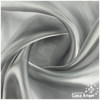 ORGANZA PLATA LISA BRILLANTE SERIE SUGAR 150cm