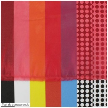 ORGANZA ROJA LISA BRILLANTE SERIE SUGAR 150cm
