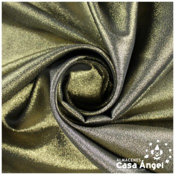 LAMÉ BRILLO EXTRA NEGRO ORO SERIE LUMIERE 150cm