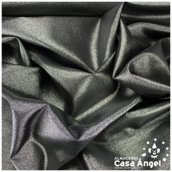 LAMÉ BRILLO EXTRA NEGRO PLATA SERIE LUMIERE 150cm