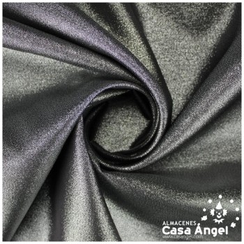 LAMÉ BRILLO EXTRA NEGRO PLATA SERIE LUMIERE 150cm