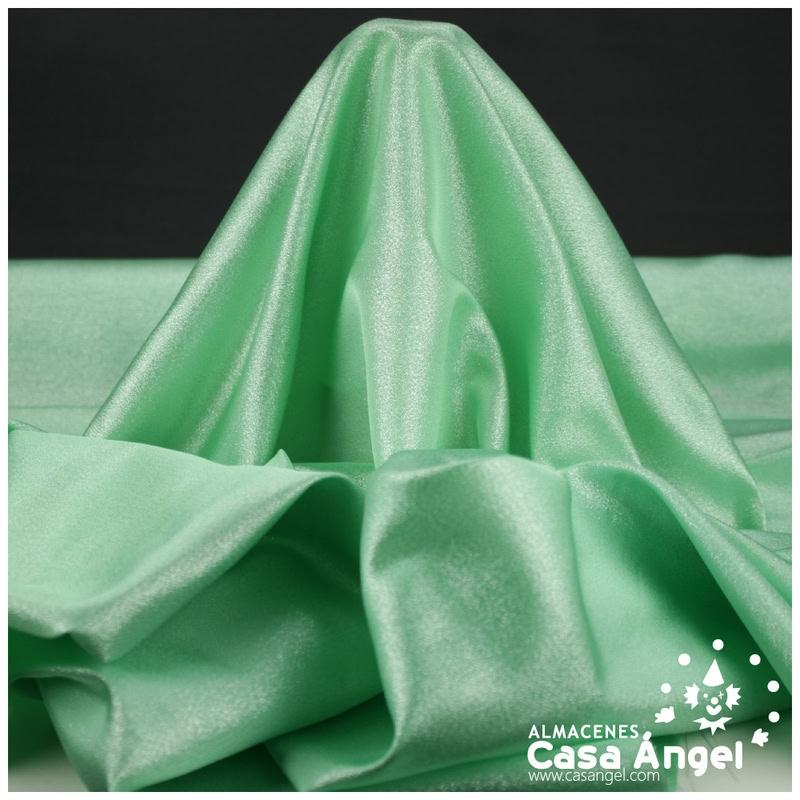 LAMÉ BRILLO EXTRA VERDE PLATA SERIE LUMIERE 150cm