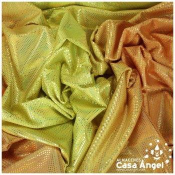 LICRA DEGRADÉ AMARILLO Y NARANJA SERIE AKUYAKU 150cm