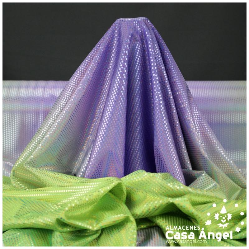 LICRA DEGRADÉ MORADO Y PISTACHO SERIE AKUYAKU 150cm