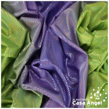 LICRA DEGRADÉ MORADO Y PISTACHO SERIE AKUYAKU 150cm